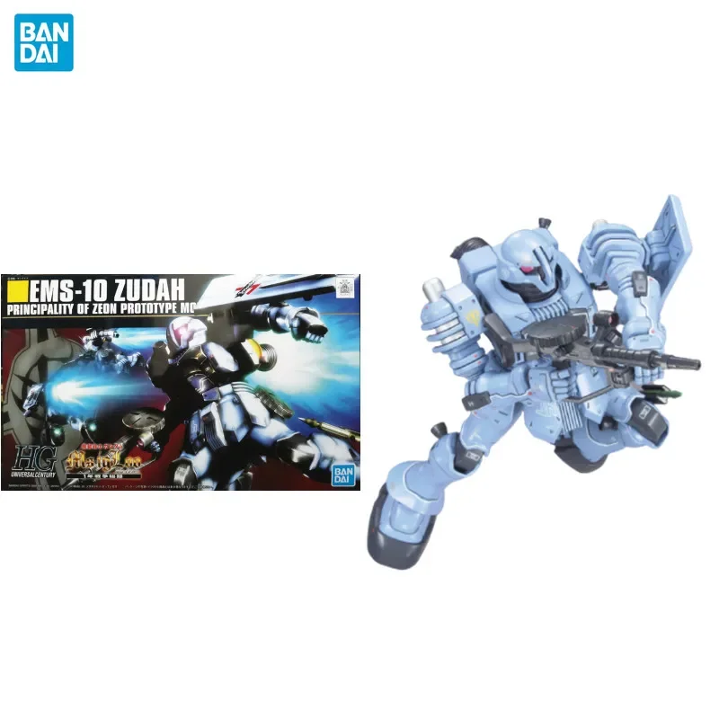 

Bandai Genuine Gundam Model Kit Anime Figure HGUC 1/144 EMS-10 ZUDAH Action Figure Assemble Collection Toys for Children