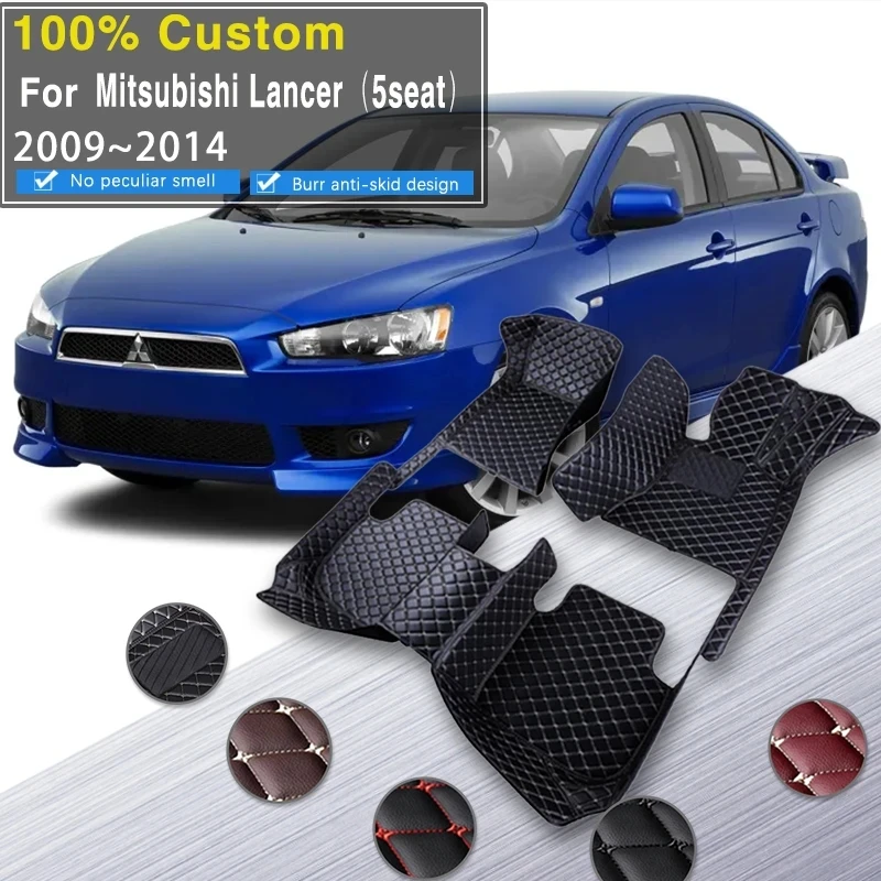 

Car Floor Mat For Mitsubishi Lancer II Cedia Virage 2009~ 2014 Accesorios Para Auto Non-slip Floor Mats Car Accessories Interior