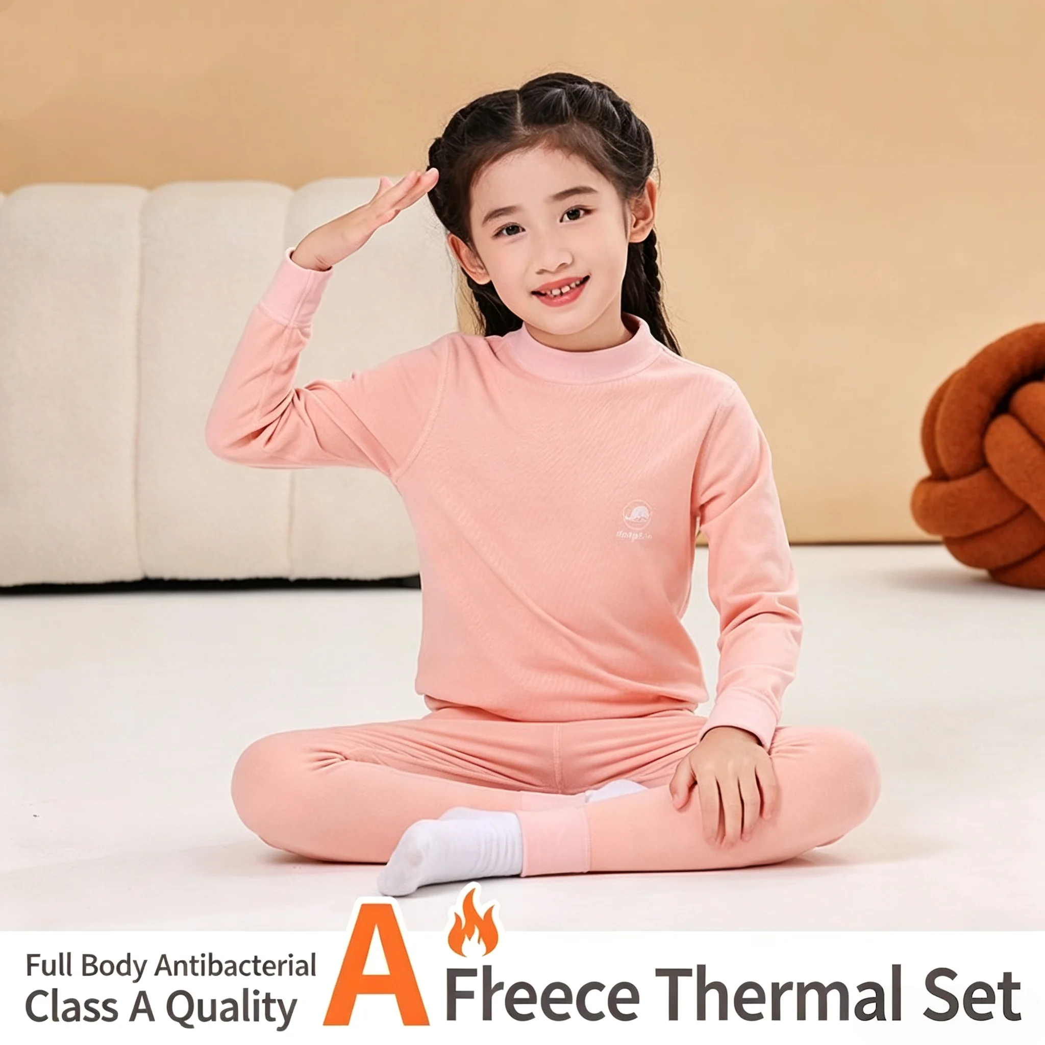 Children Kids Autumn Winter For Girl‘s Clothing Sets Boys Long Sleeve T-Shir Pajamas Underwear Suit Clothes Baby Warm Sleepwear