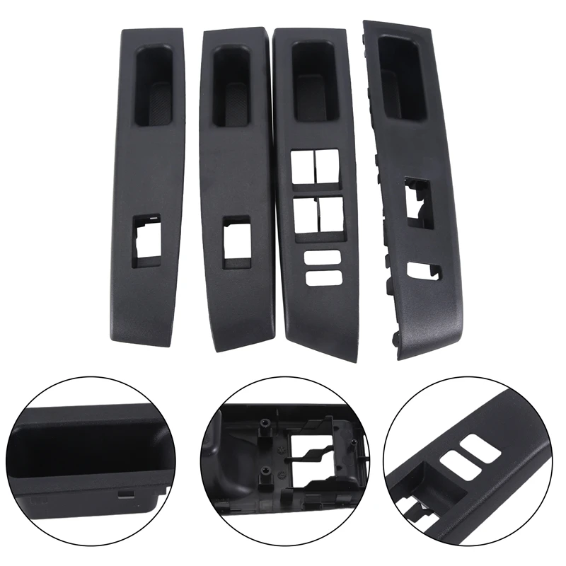 Car Front Rear LH&RH Armrest Upper Panel 74231-52660-C0, 74232-52550-C0 Black For Toyota Vitz Yaris 2010-2014 LHD