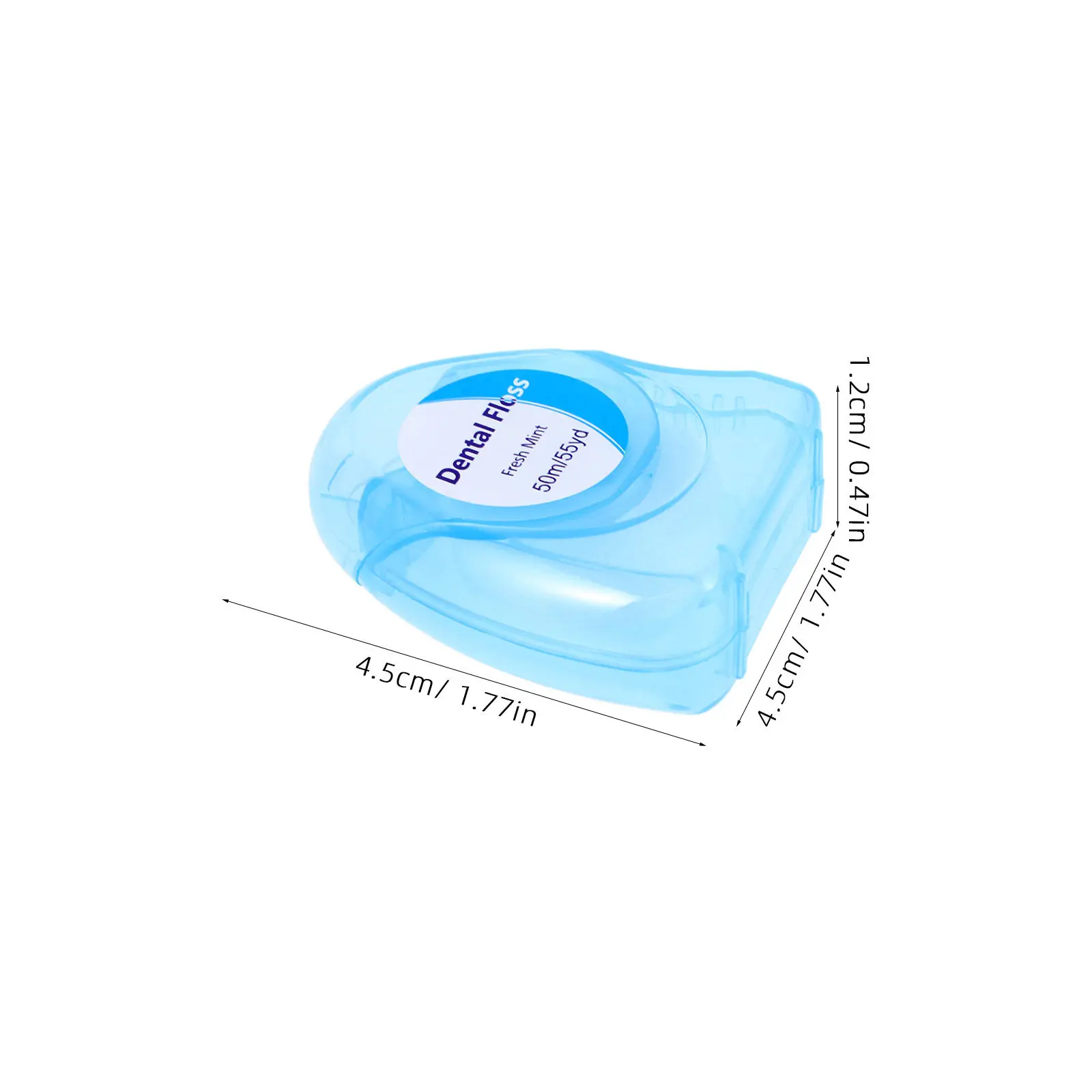 1Pcs Mint Dental Floss Picks Micro Wax Coated Ultra Thin Flat Design Cleans Between Teeth Line Reduces Decay Cavities