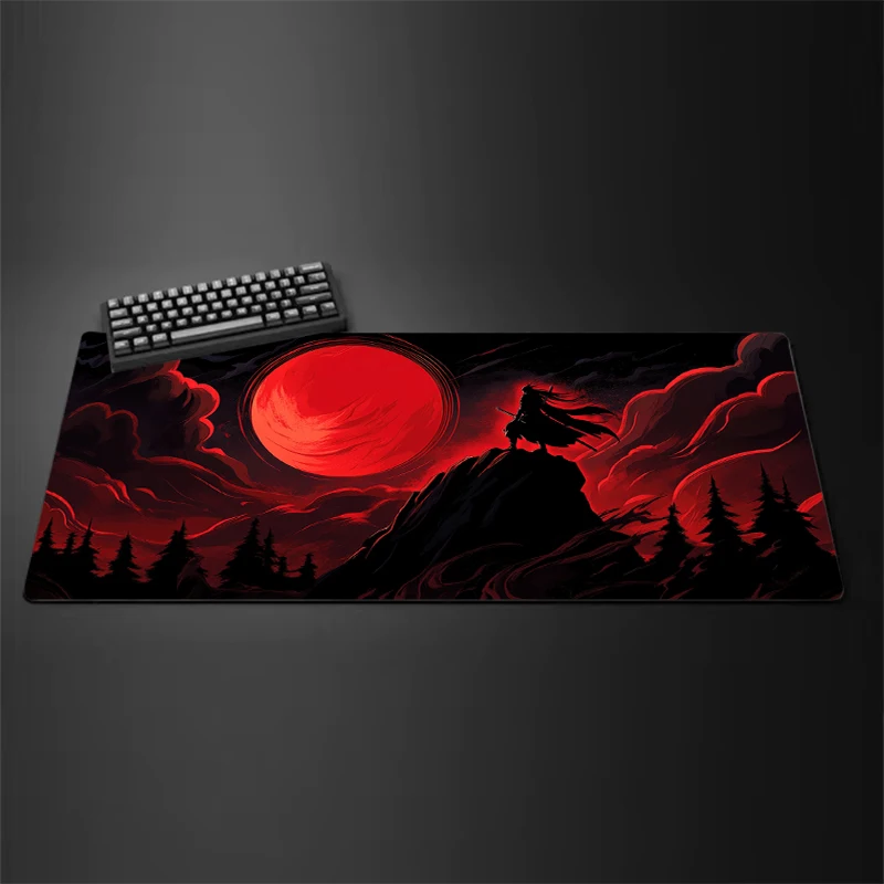 Japanese Samurai Mouse Pad Large Gaming Accessories Mousepad Gamer Desk Mat Office Mats Keyboard Xxl Mause Carpet 900x400 Speed