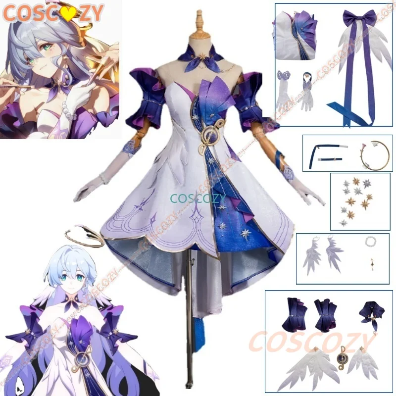 Robin Cosplay Costume Game Honkai: Star Rail Costume Lovely Uniform Dress Headwear Full Set Halloween Party Role Play Cos New