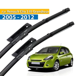 Erick's Wiper LHD Front Wiper Blades For Renault Clio 3 III Grandtour 2005 - 2012 Windshield Windscreen Window Brushes 24