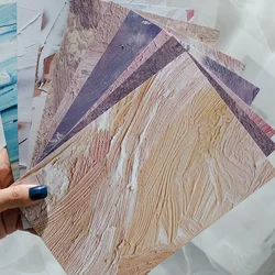 4Pcs Nail Art Display Paper Set Manicure UV Gel Polish Photo Frame Background Boards Mixed Colors for Showcasing Shelves