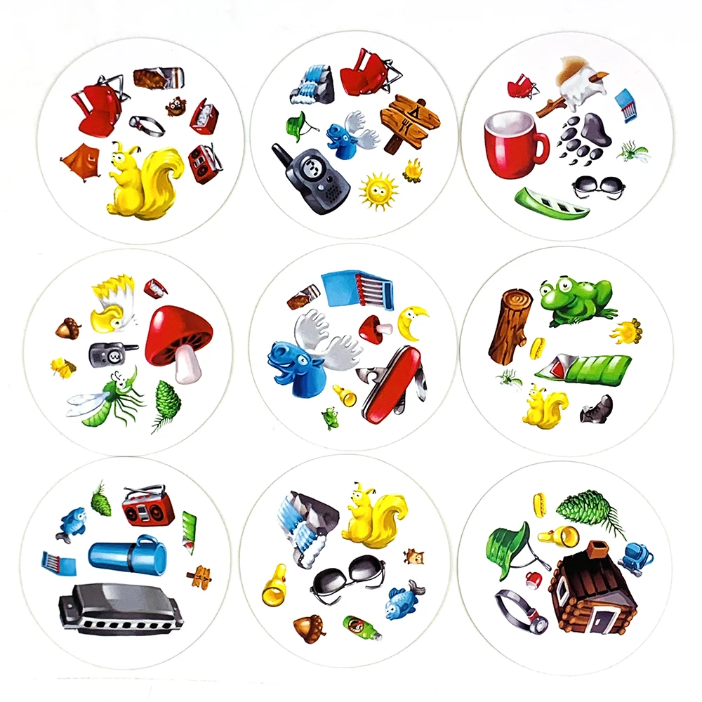 لعبة بطاقة صندوق معدني، لعبة ألغاز متعددة الحفلات، لعبة بطاقات متعددة اللاعبين للعائلة، لعبة تخييم، هدايا الهالوين وعيد الميلاد