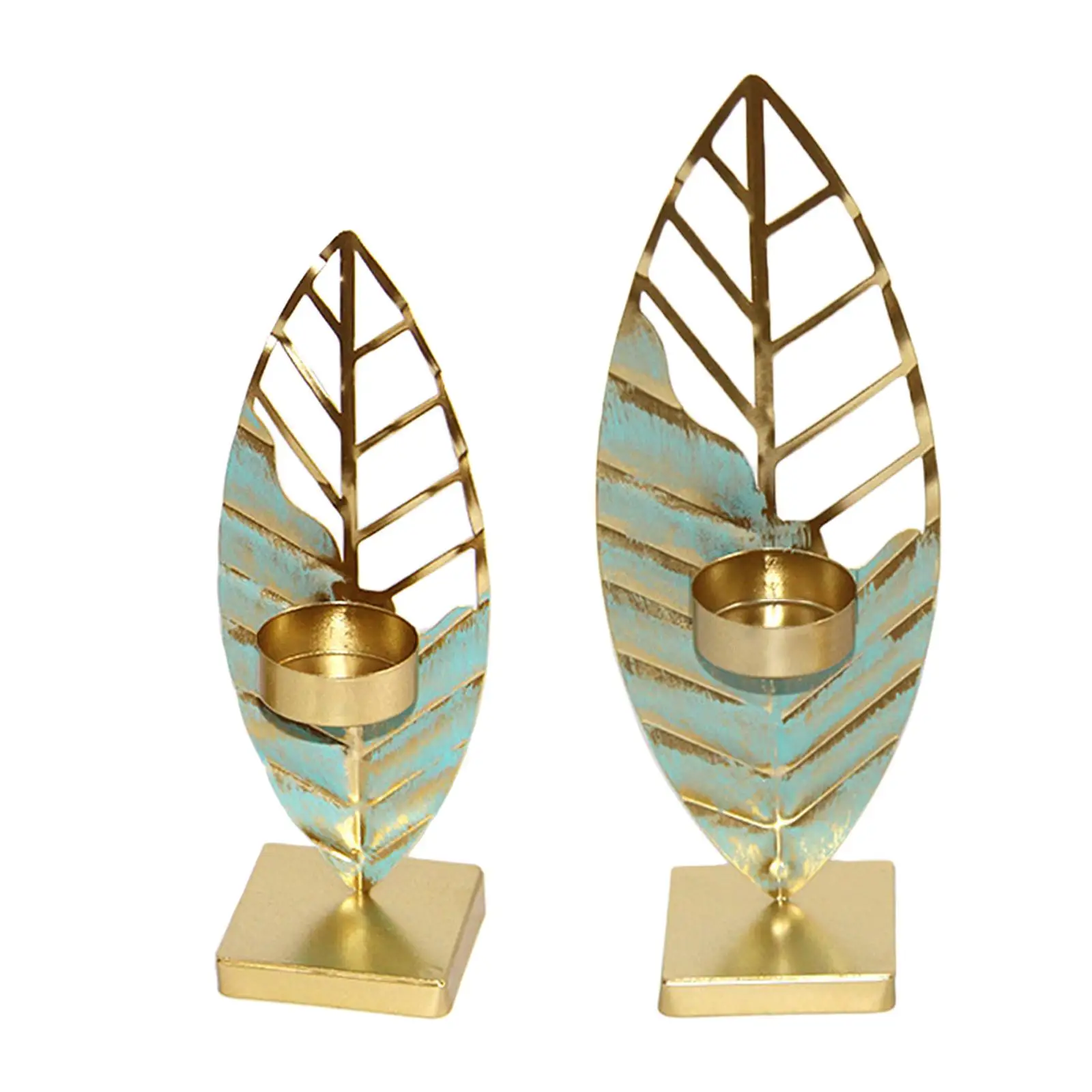 Tealight Candle Holder Leaf Candle Holder Candleholder Centerpiece for Living Room Table Decorations Bedroom Wedding Decor
