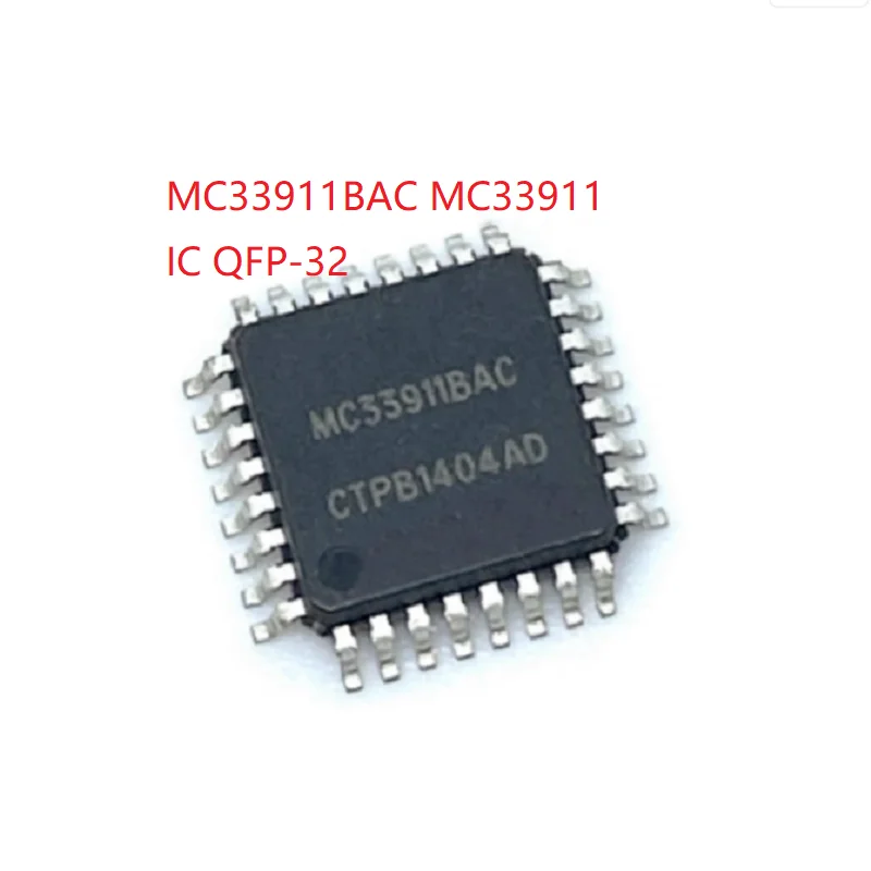 1-5 PÇS/LOTE NOVO MC33911BAC MC33911 IC QFP-32