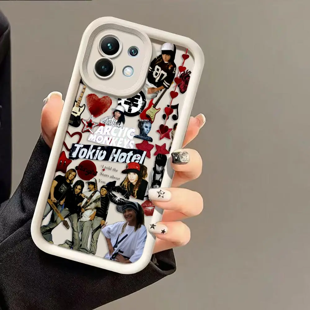 T-Tokio Hotel Bill K-Kaulitz Phone Case For Redmi NOTE 8 9 A1 A2 A3 A5 A7 9T 10 10C 12 12C 13 13C 14C 15 15C K30 K40 K60 Cover