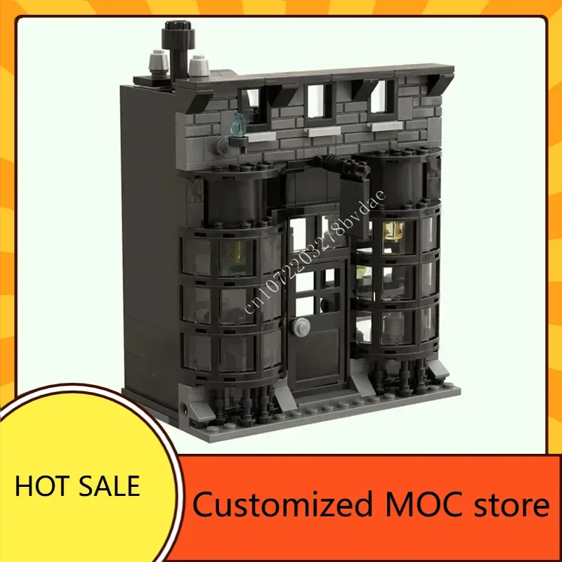 347 pièces Knockturn Alley MOC Puzzle StreetView Architecture anniversaire vacances DIYAssembly jouet coffrets cadeaux de noël pour les enfants âges