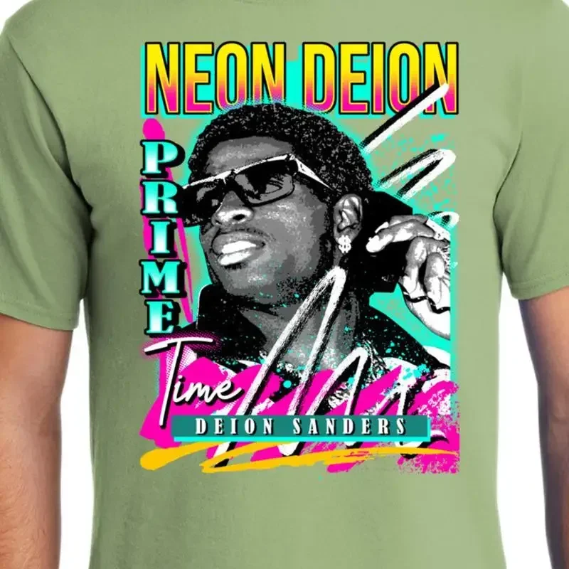 NEW Art Society SWOD NEON DEION PISTACHIO GREEN T Shirt SMALL 6 LIMITED