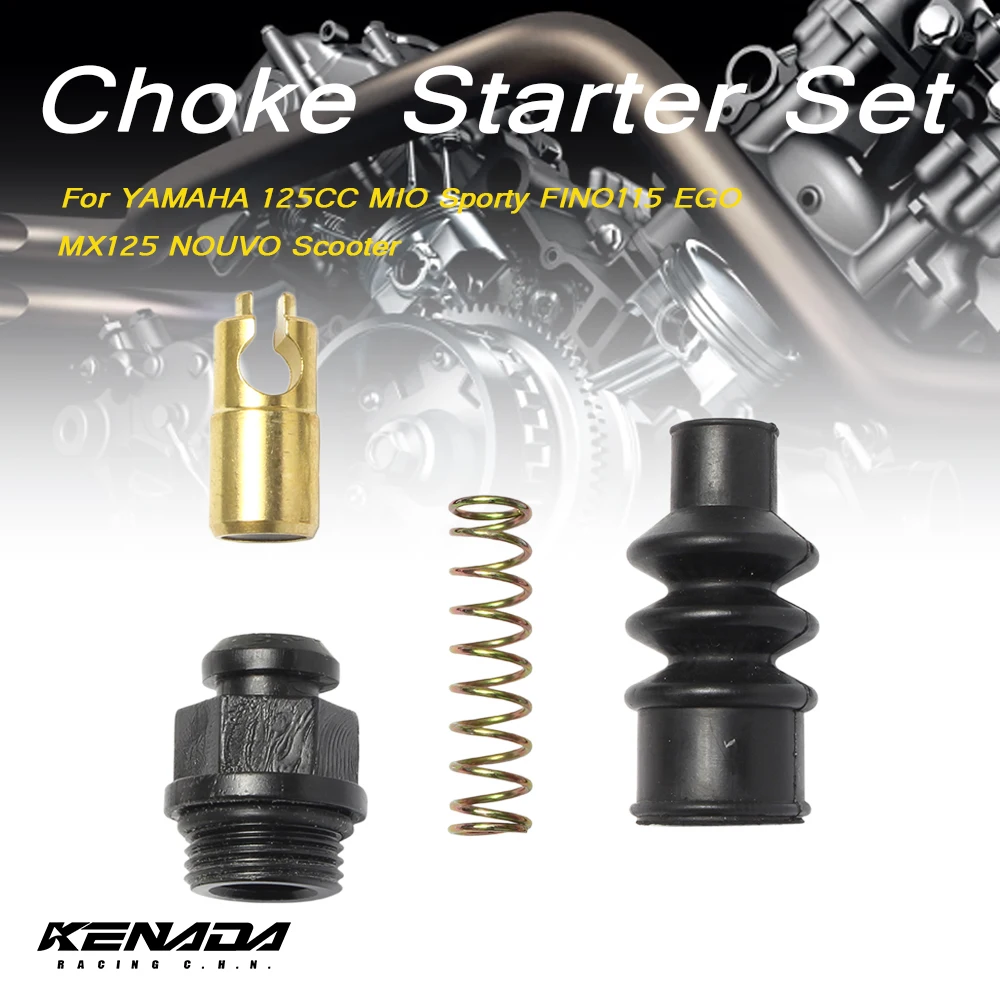 Original Carburetor Carb Choke Holder Starter Set For YAMAHA 125CC MIO Sporty FINO115 EGO MX125 NOUVO Scooter