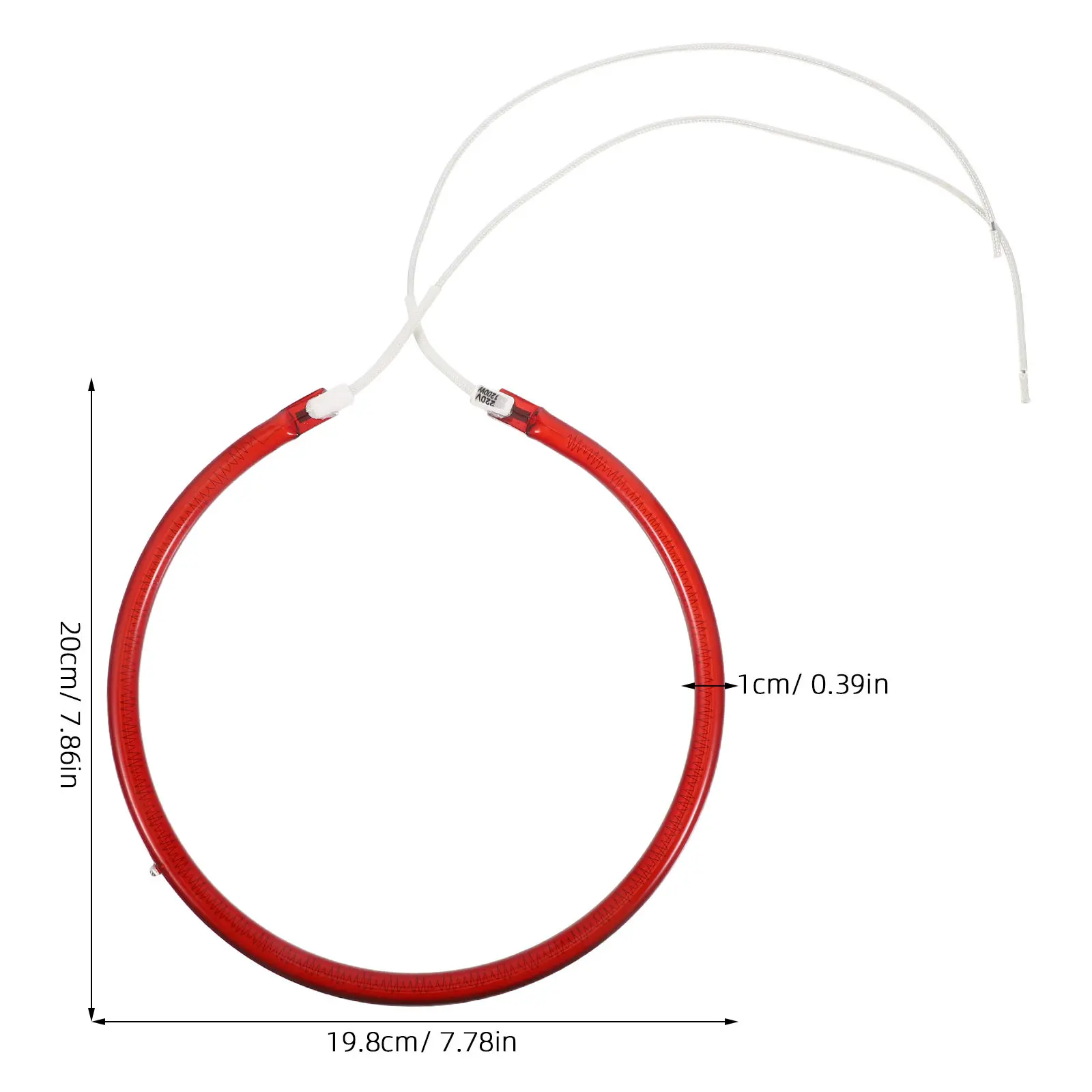 Halogen Heat Lamp Tube 1000W Electric Radiator Furnace Heating Element Fast Heating Replacement Tube for Home Appliance Heater view 6