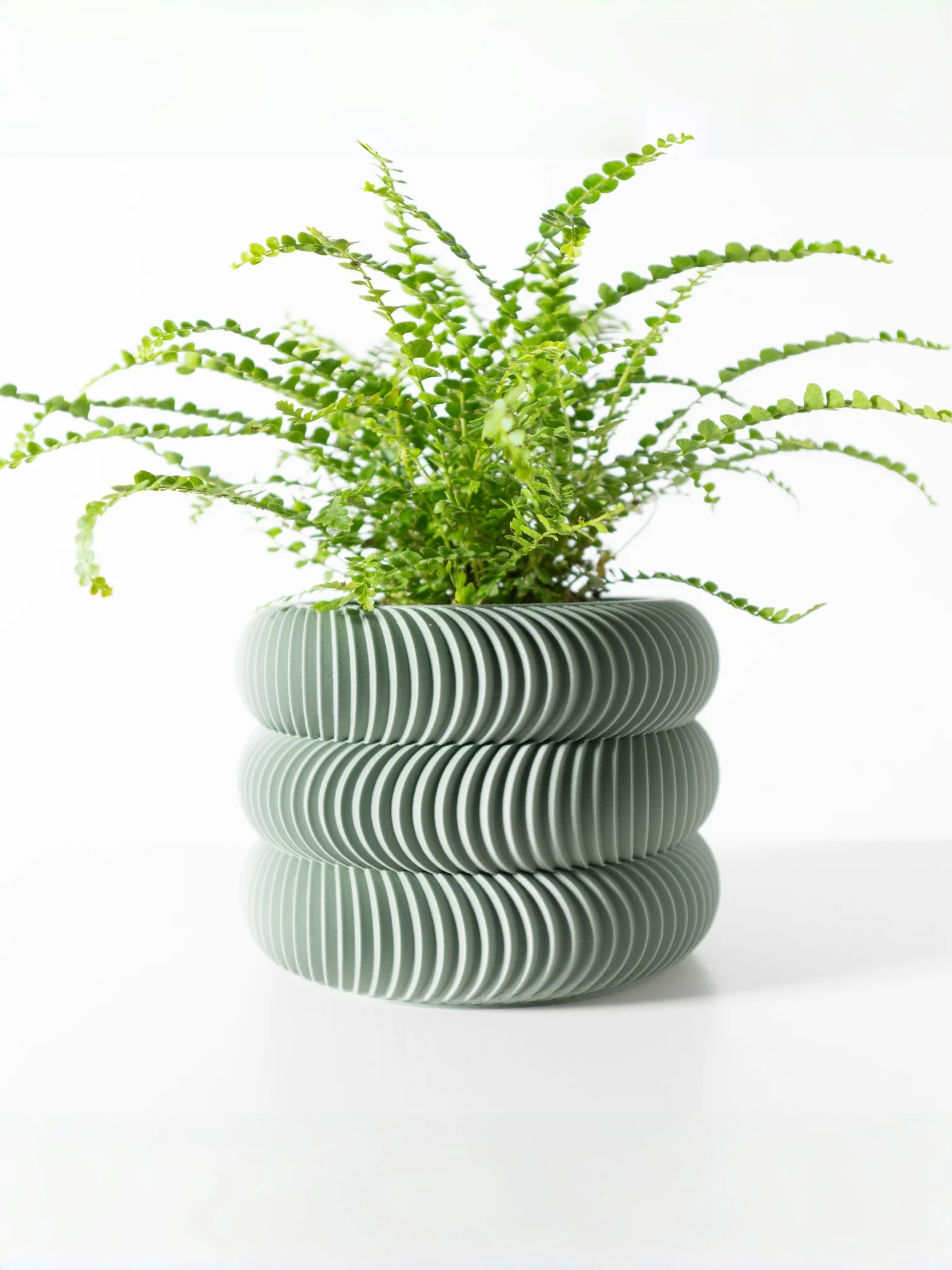 

Modern Minimalist 3D Printed Plant Pot – Biodegradable Flower Planter for Home Decor, Eco-Friendly Sustainable Gift (Maro)