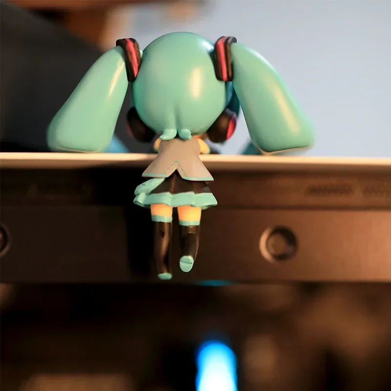 Image of 7,5 cm Miku Pferdeschwanz Q Version Nette Tasse Dekoration PVC Hatsune Miku Anime Action Figure Puppe Modell Kinder Spielzeug Geburtstag geschenk