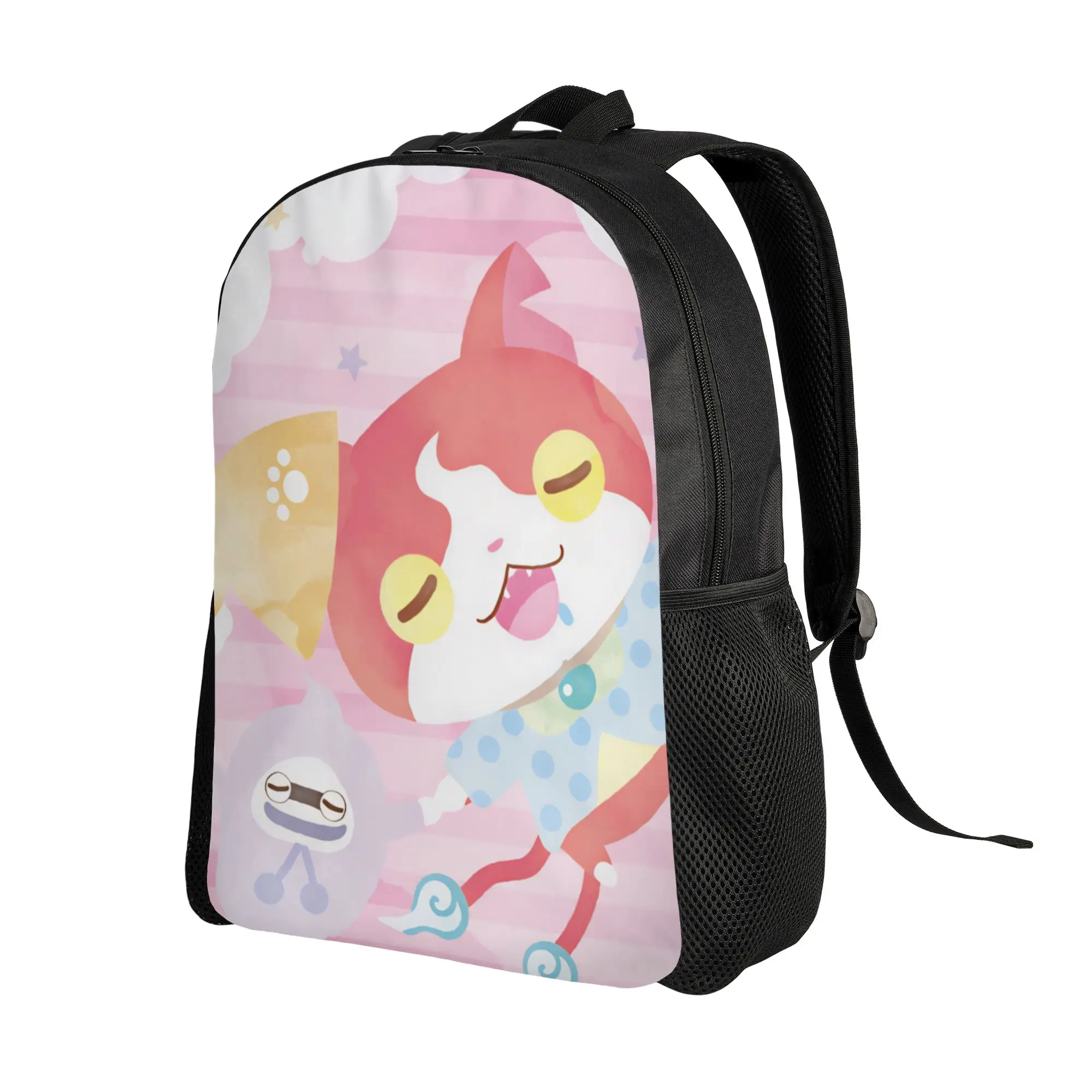 Yokai Watchs  Backpack  Streetwear Backpacks Female Camping Large High School Bags Colorful Rucksack