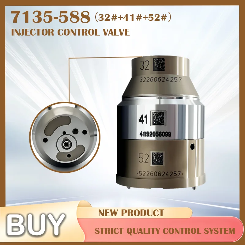 7135-588 Diesel Fuel Injector Solenoid Valve 32# Valve+41# Valve+52# Valve Common Rail Spare Parts Suitable For Injector _LH1727