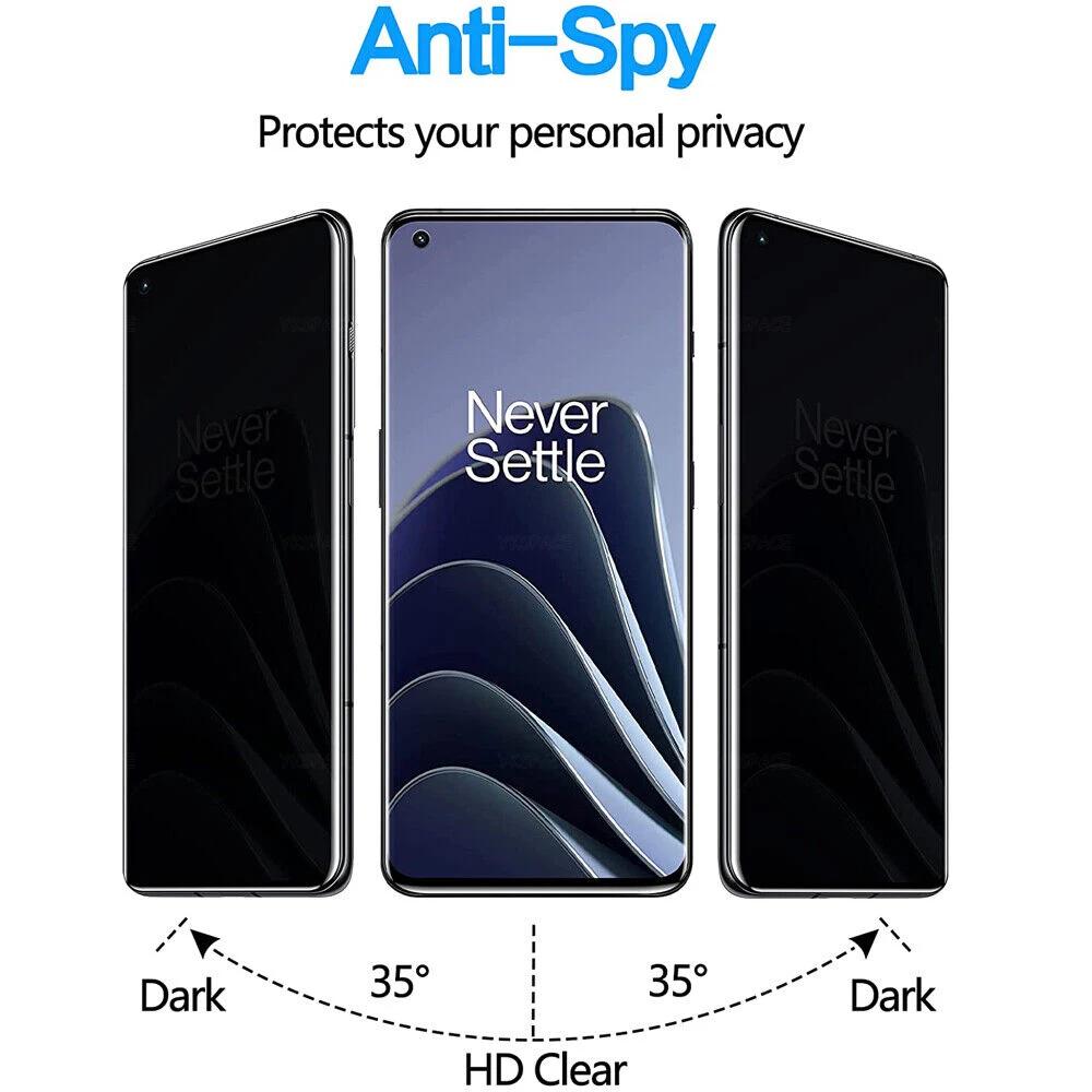 3D Curved Edge Privacy 9H Tempered Glass For OPPO Find X2 X3 Neo X5 X6 X7 Ultra X8 Pro Anti Spy Peeping Screen Protector