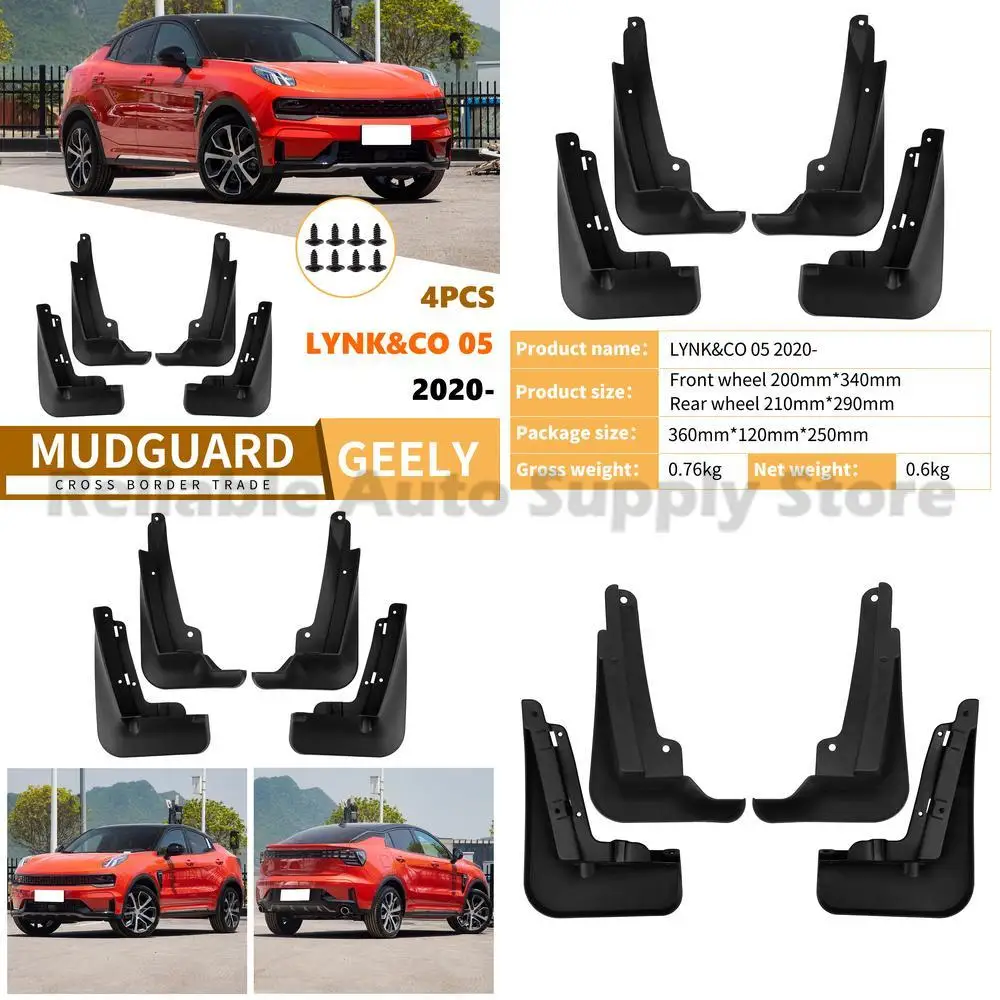 

For LYNK&CO 05 2020-2025 Mud Flaps Fender Trim Top Selling Premium Quality Durable Protection Stylish Design