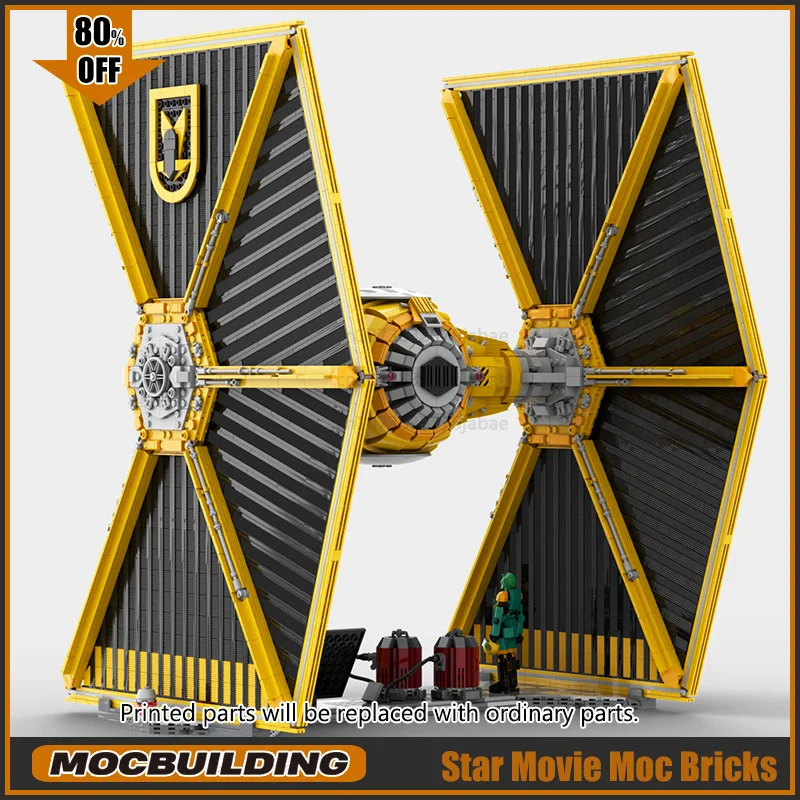 UCS Movie Mining Guild Interceptor MOC Building Blocks Space Fighter Technology Bricks Model Creative Collection Toys Xmas Gifts