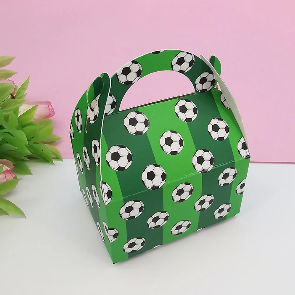 Candy Boxes for Party Gift Soccer Treat Small Football Wedding Paper Gifts Baskets Case