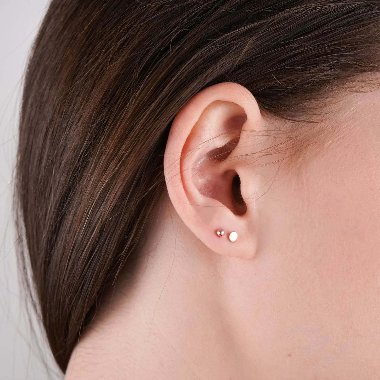 VISUNION Small Triangle Stainless Steel Earrings for Women Career Style Minimalist Geometric Earring Studs Jewellery