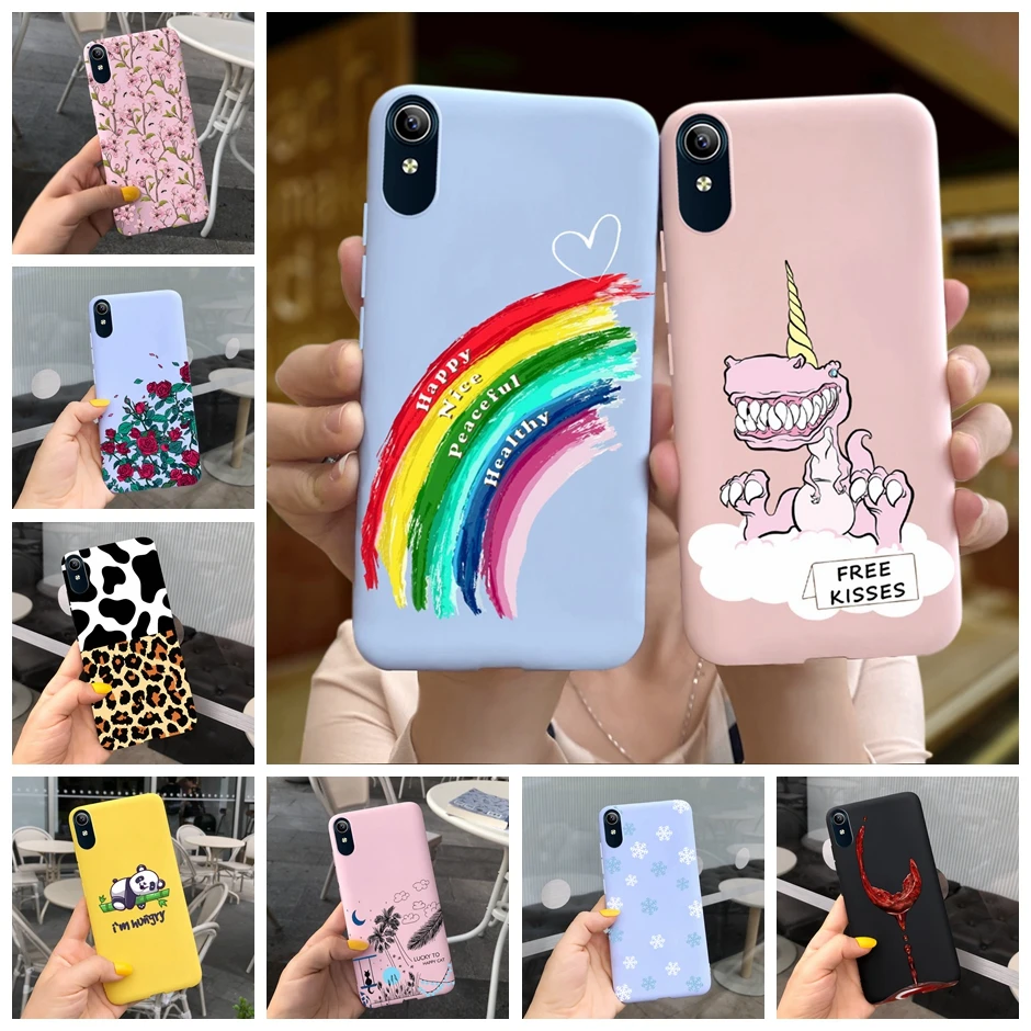 Чехол для Vivo Y91C, 6,22 дюйма, чехол с мягкой поверхностью, Женский чехол Y91 C VIVOY91C, бампер