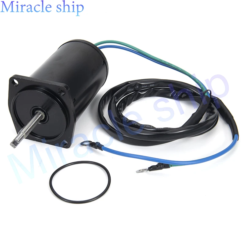 6H5-43880 Tilt Trim Motor For Yamaha Outboard Motor 6H5-43880-02 12V 2 Wire 4 Bolt Mount 40-50HP Lester 10836 Boat Engine Parts