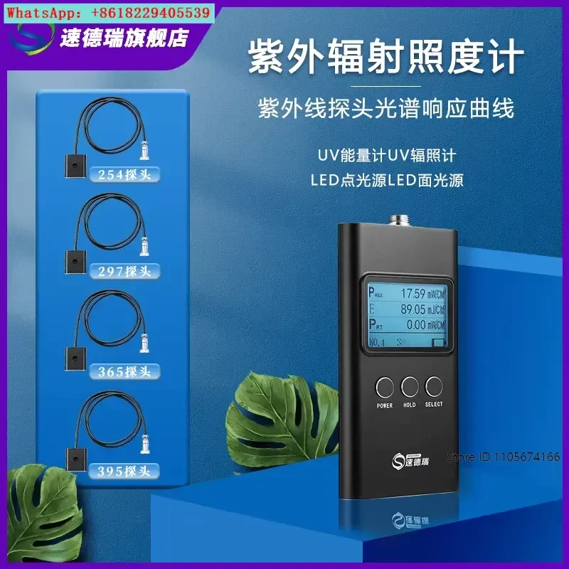 UV radiometer UV energy meter UV light source intensity detector SDR2040