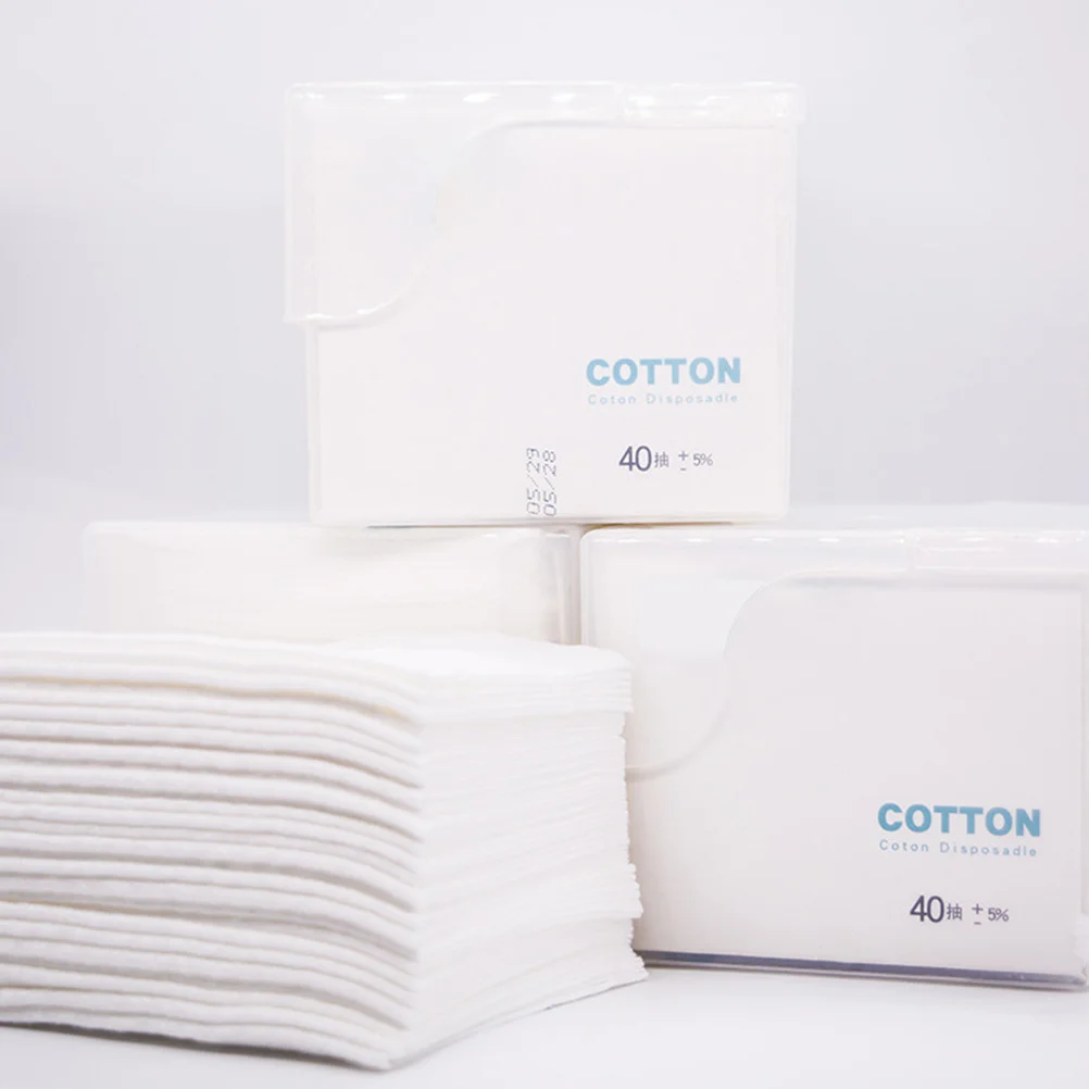 40 pezzi asciugamani viso usa e getta salviette morbide in cotone per viaggi rimozione trucco domestico cura della pelle pulizia viso