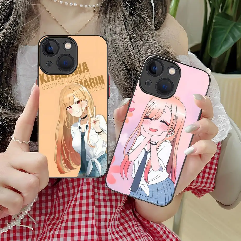 

Чехол для мобильного телефона Marin Kitagawa для iPhone 16, 15, 14, 13, 12, 11 X XR XS 8 7 Pro Max Plus, мини-цветный силиконовый защитный смартфон