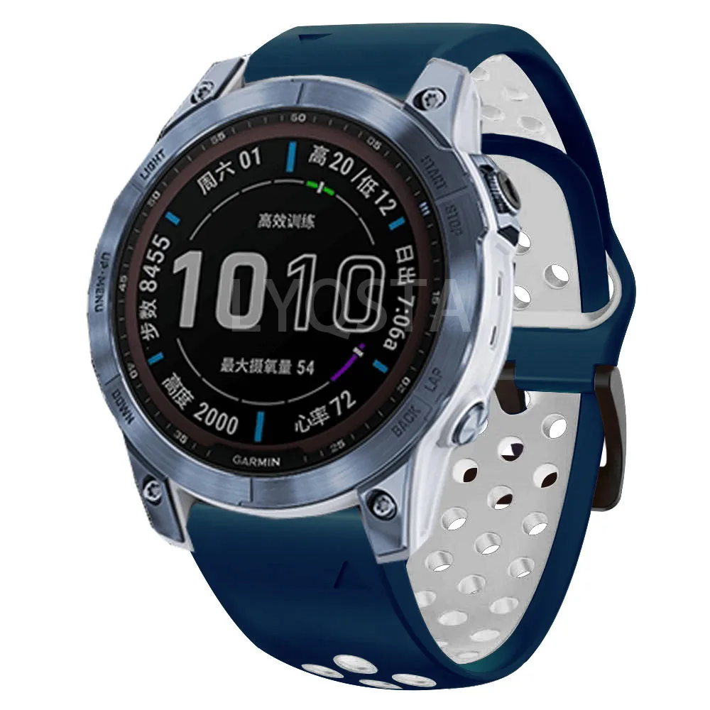 26 22MM Silikon Quick Release Armband Strap für Garmin Fenix 7 7X 6 6X Pro Uhr Easyfit Handgelenk Band strap Für Forerunner 955