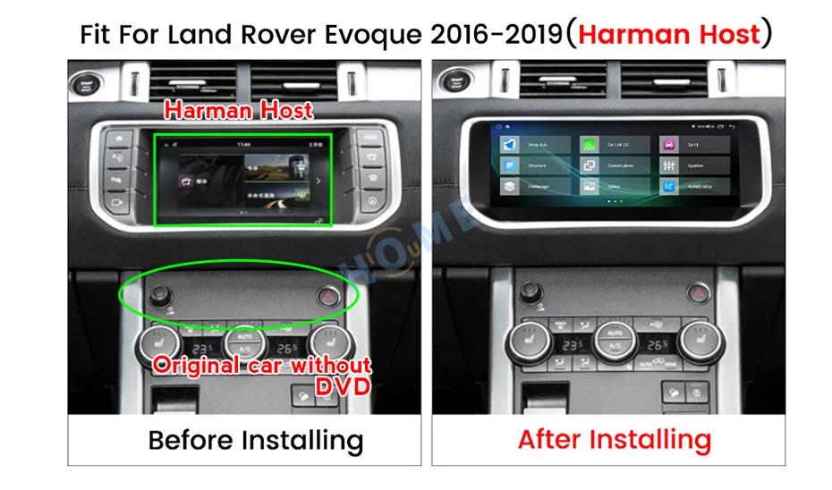 Car Dvd Multimedia Player 6G+128G Android 12 For Land Rover Range Rover Evoque LRX L538 Vogue L405 DISCOVE4 Sports L494 Carplay