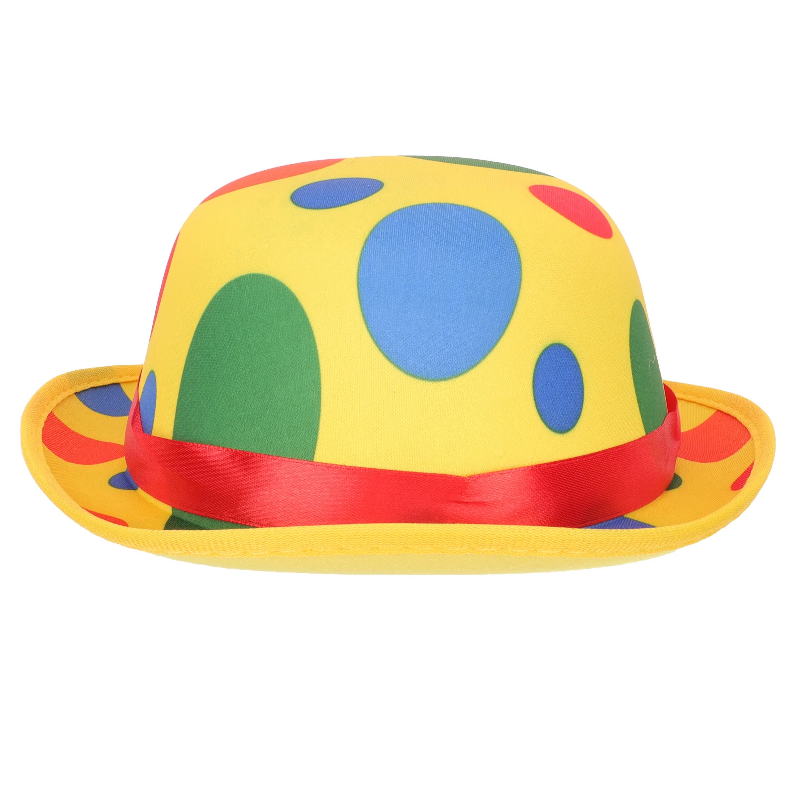 قبعة المهرج ذات جودة عالية، تصميم واقعي متين لحفلة الهالوين، زي دعامة أداء المسرح