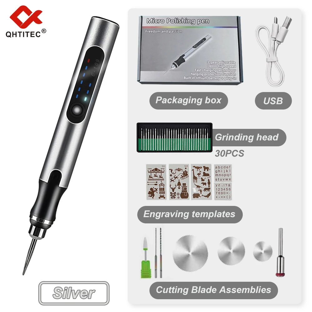 

JCD USB Cordless Rotary Tool Kit Woodworking Engraving Pen DIY For Jewelry Metal Glass Mini Wireless Drill