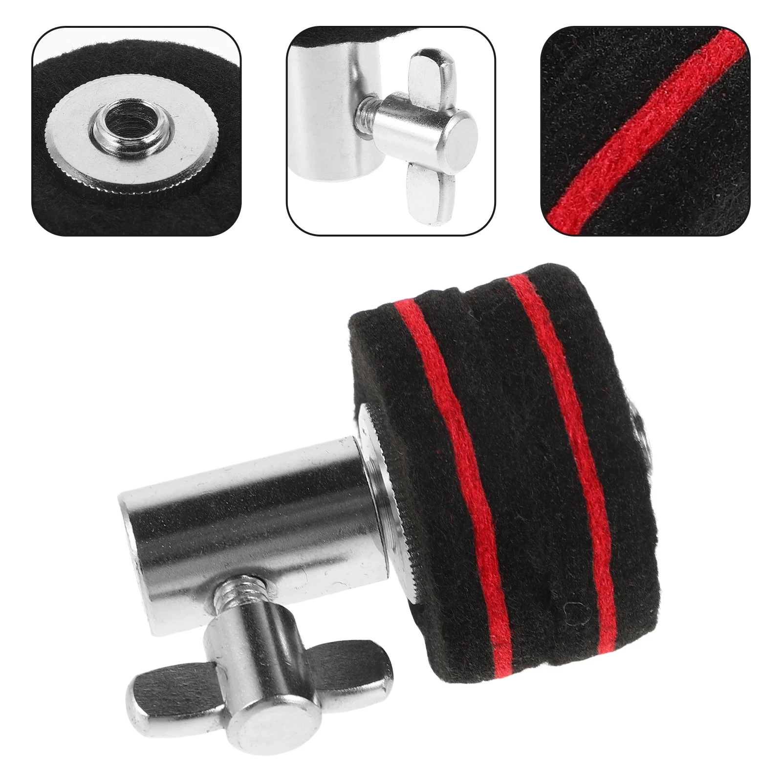 

Durable Hi-Hat Clutch for Drum Kit Accessories Iron Felt Construction Quick Release Smooth Operation Replacement Clutch for Jazz