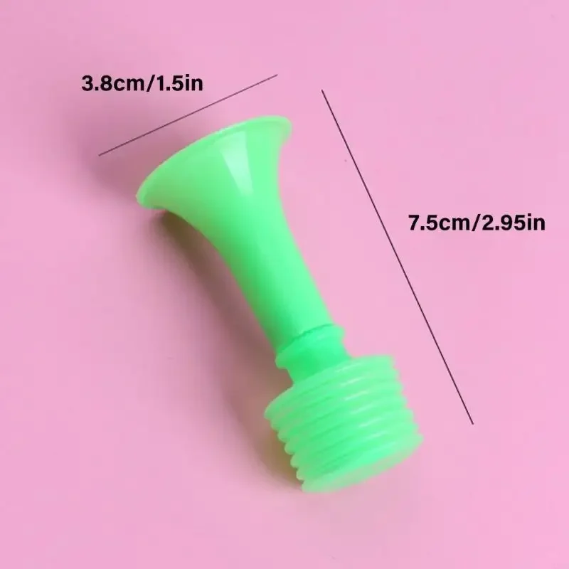 Plastic Party Blowers Noise Makers Mini Push Trumpet Noise Maker Early Educational Toy Gifts for Kids Boys and Girls 15UB