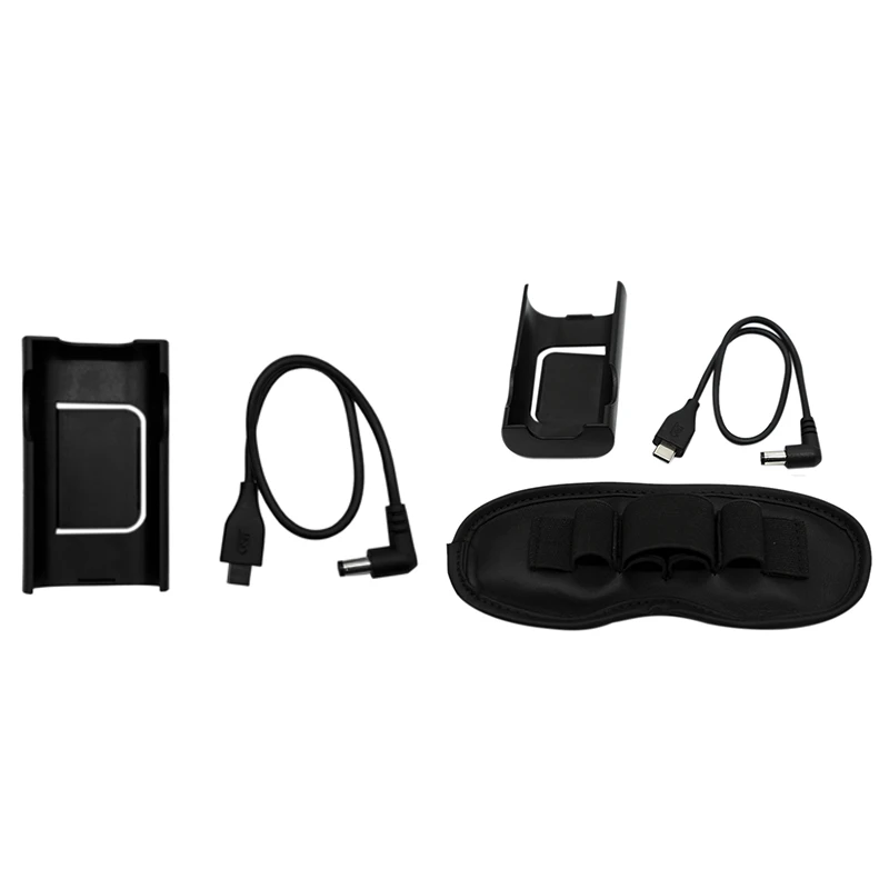 Cavo di alimentazione della batteria + scatola della batteria con Clip posteriore per occhiali DJI FPV Drone 30Cm/1TF