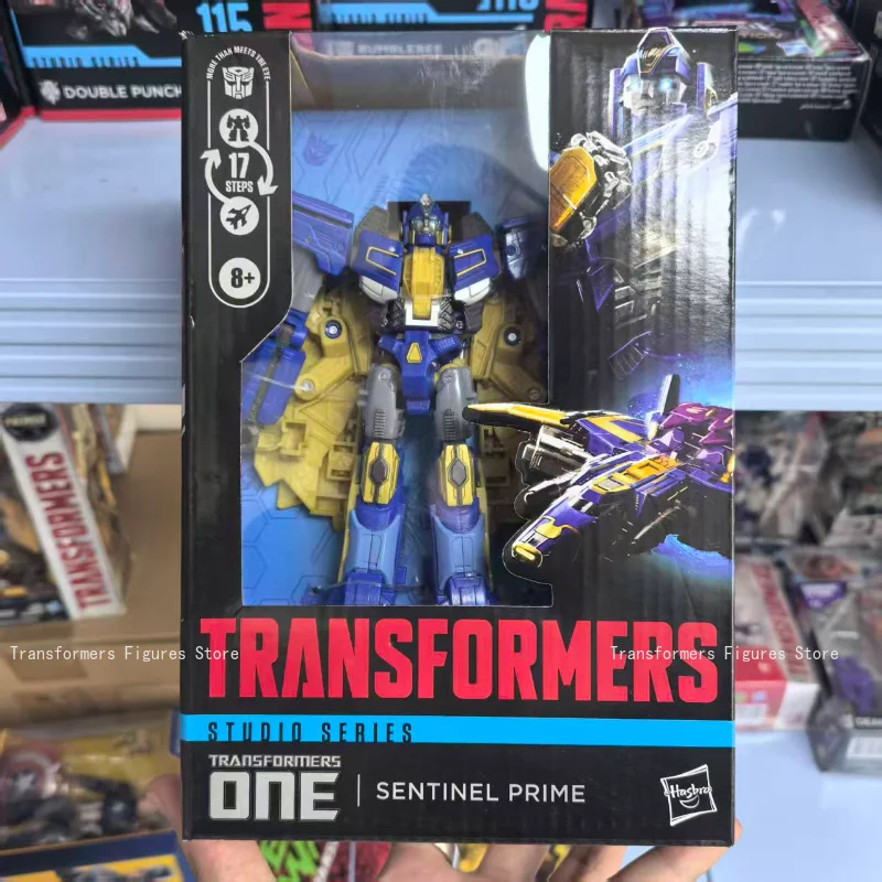 العلامة التجارية الأصلية الجديدة محول روبوت لعبة مجسمة SS-Sentinel Prime G1 ستوديو فيلم الكرتون عمل الشكل أنيمي دمية هدايا الأطفال #3