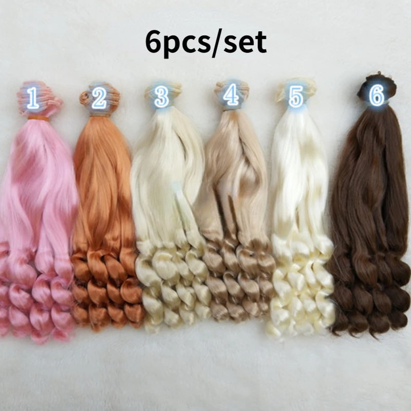 SD BJD Doll Cotton Doll Milk Silk Wig with A Horizontal Length of 1m and A Vertical Length of 20cm