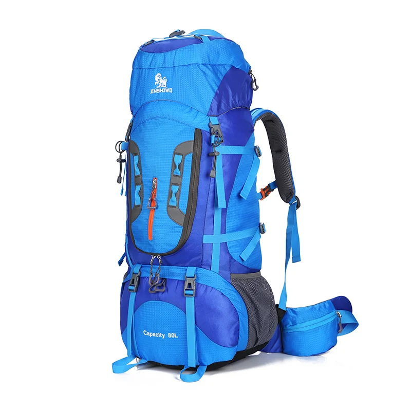 80L Large Capacity Outdoor backpack Camping Travel Bag Professional Hiking Backpack Rucksacks sports bag Climbing package 1.45kg