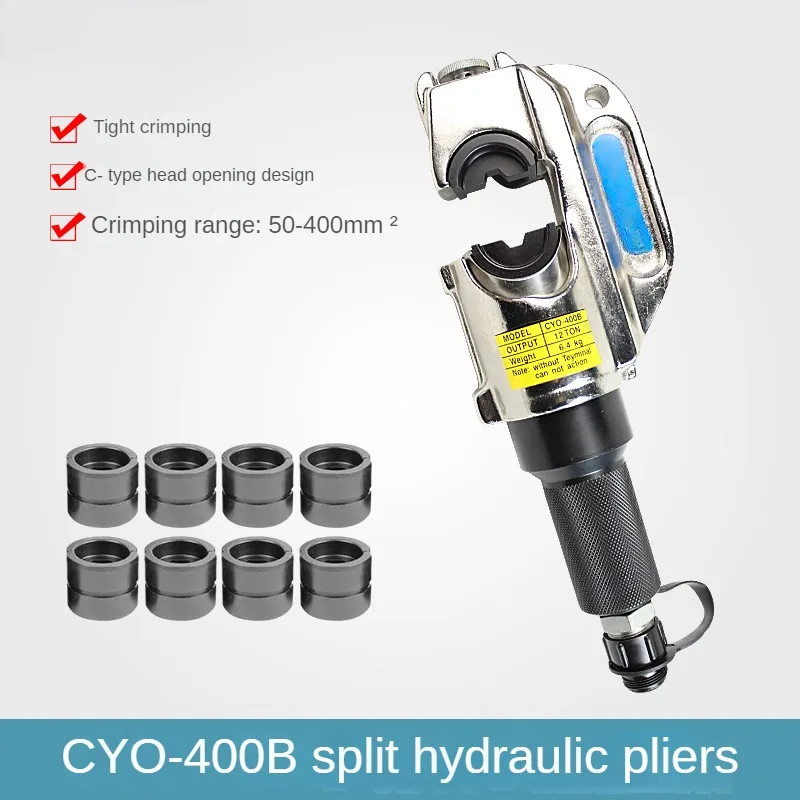 Open split hydraulic pliers Split crimping pliers can crimp 400 copper nose crimping pliers CYO-400B.