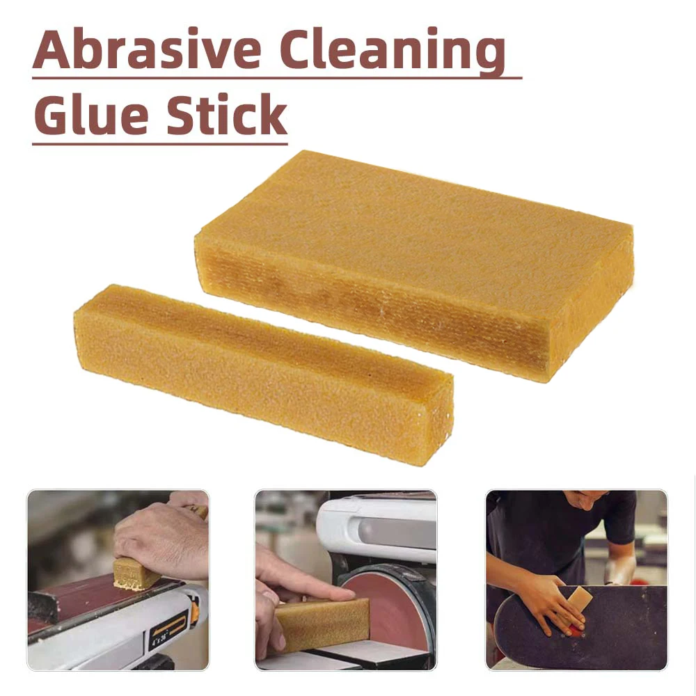 1Pc Abrasive Cleaning Glue Stick Sanding Belt Band Drum Cleaner 25x25x153mm Sandpaper Cleaning Eraser For Belt Disc Sander