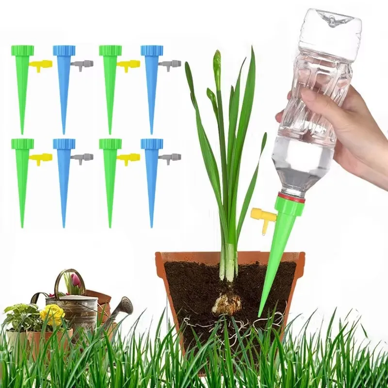 1/5/10pcs Automatic Drip Irrigation System, Self Planting Irrigation Control, Flower Drip Irrigation Device, Greenhouse Garden