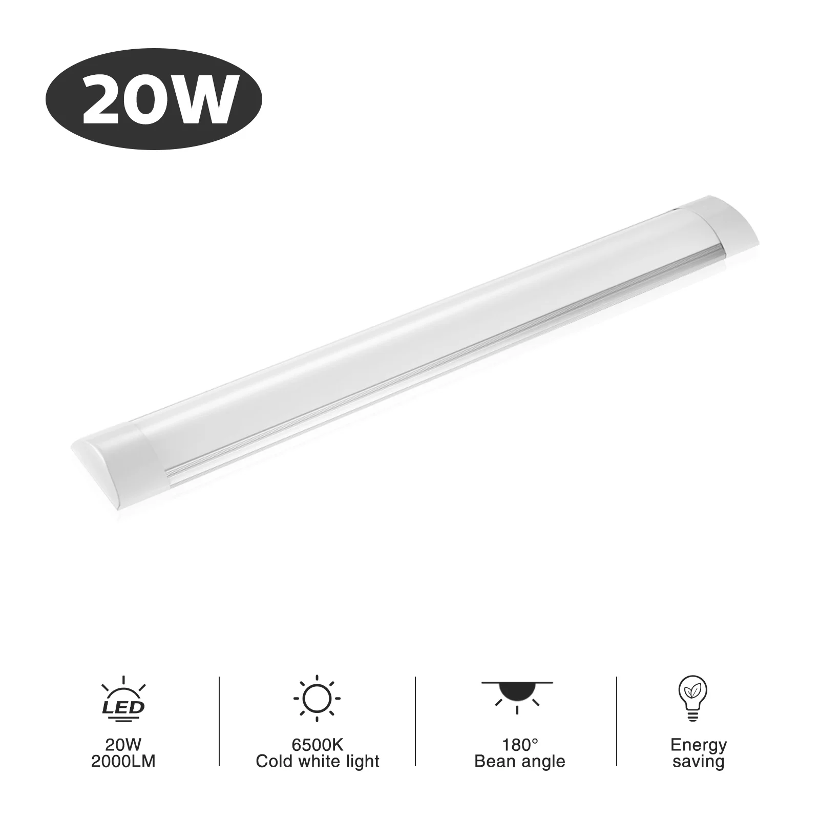 LED-Röhrenleuchten mit Längen von 60 cm, 90 cm, 120 cm und Leistungen von 20 W, 30 W, 40 W sind für den Einsatz in Geschäften, Arbeitsbereichen, Garagen und Decken verfügbar. Es werden Optionen für