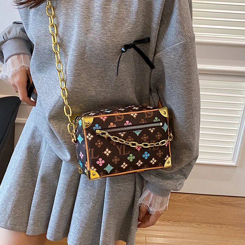 Trendy 2026 Bucket Bag, Boho-chic Canvas & Leather Crossbody Bag, Fashionable Small Shoulder Purse for Women