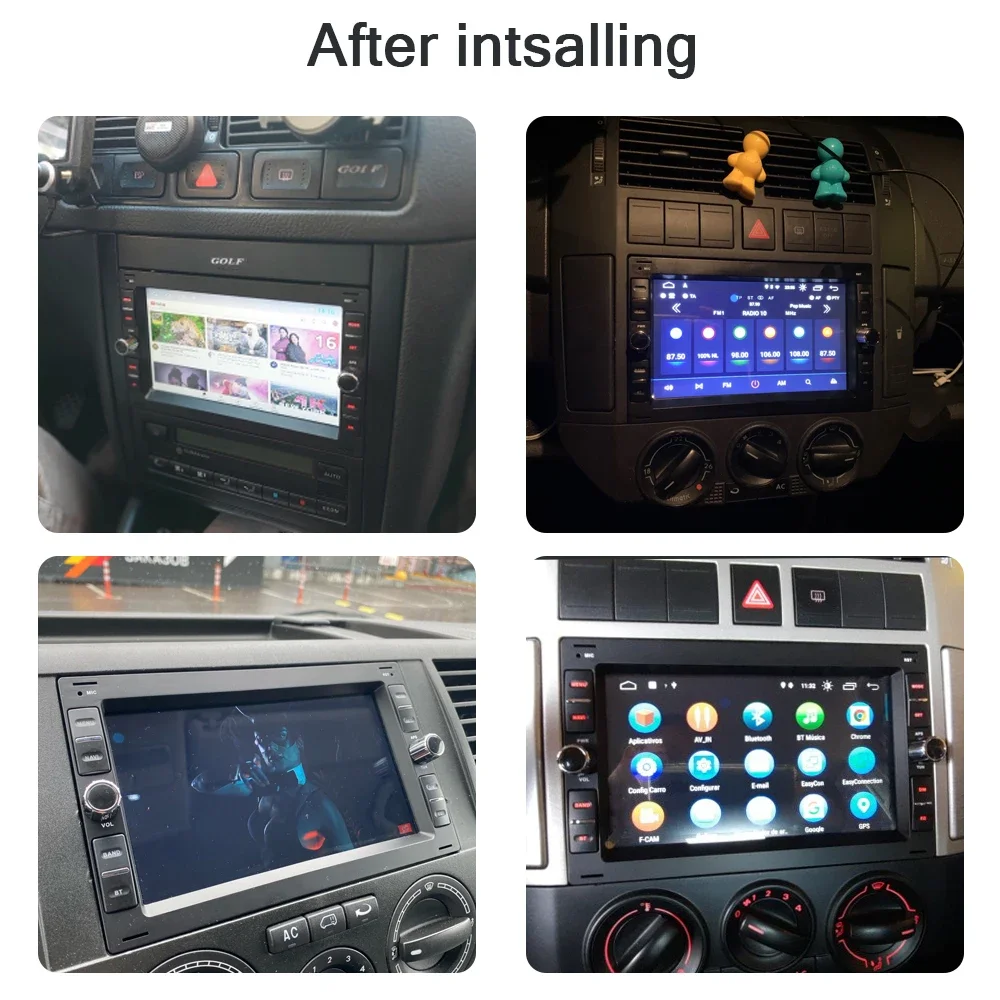 7'' Android 12.0 Car DVD Player 6GB 128G Radio car radio for VW Volkswagen GOLF POLO TRANSPORTER Passat b5 BORA MK5 SHARAN JETTA