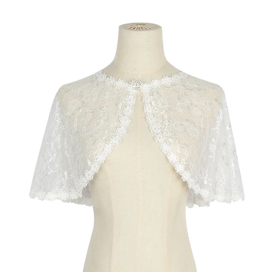 Scialle da sposa in tulle di pizzo da donna tinta unita morbido trasparente da sposa mantello da sposa scialle cosplay accessori da sposa