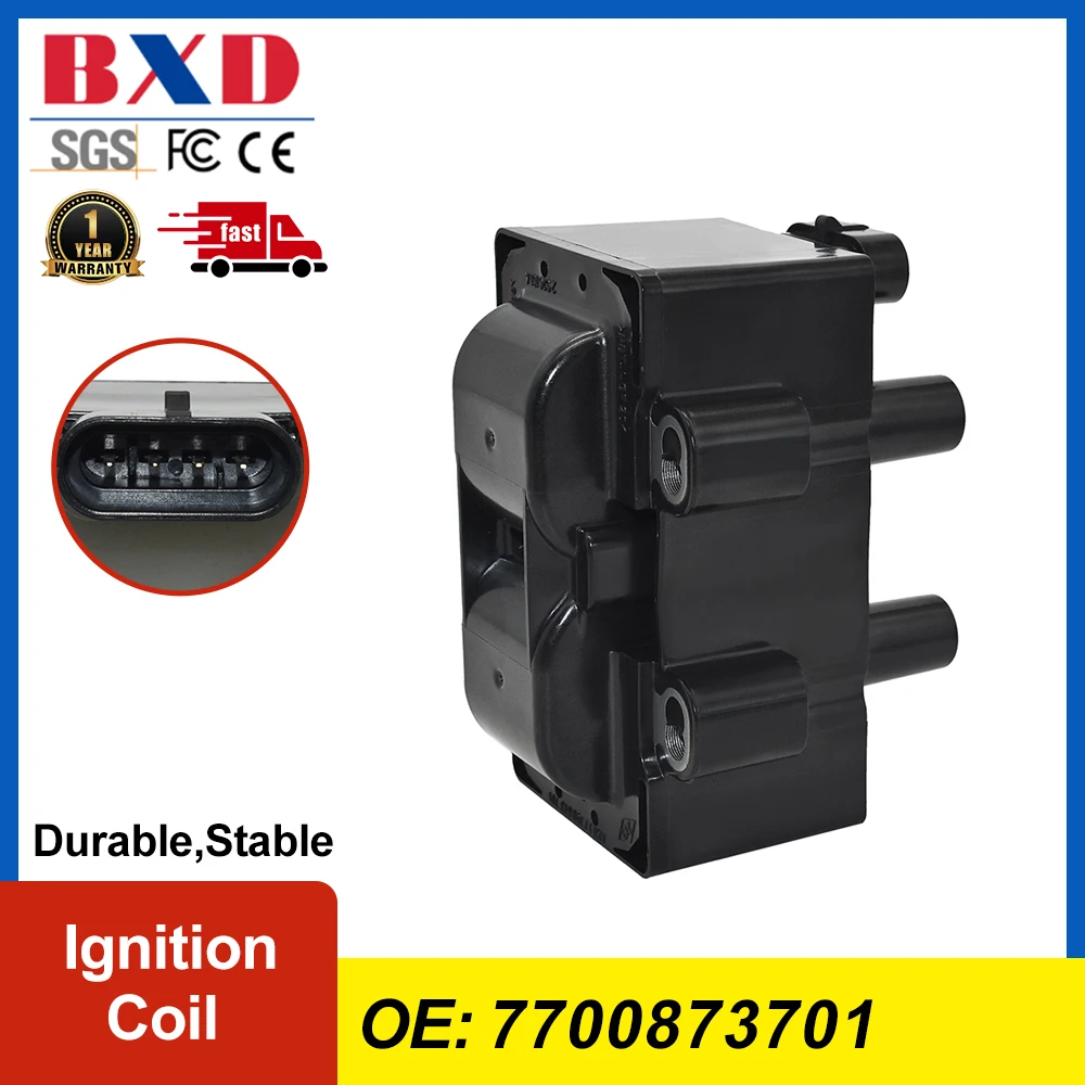 

Катушка зажигания 7700873701 Для Volvo 850 1995-1996, Renault Twingo 1996-2007, Меган 1996-2003, Лагуна 2001-2007, Кангуру 1997-2022 гг.