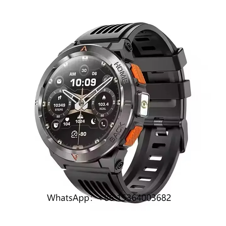 

Fashion Smart Watches GS500 Waterproof Fitness Relogio Smartwatch Heart Rate Monitor 1.43inch GPS Wearable Devices